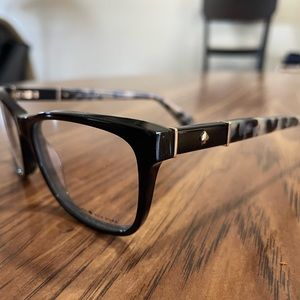 New! Kate Spade ♠️ Myrna Tortoise Shell Eyeglasses with Demo Lenses MINT!